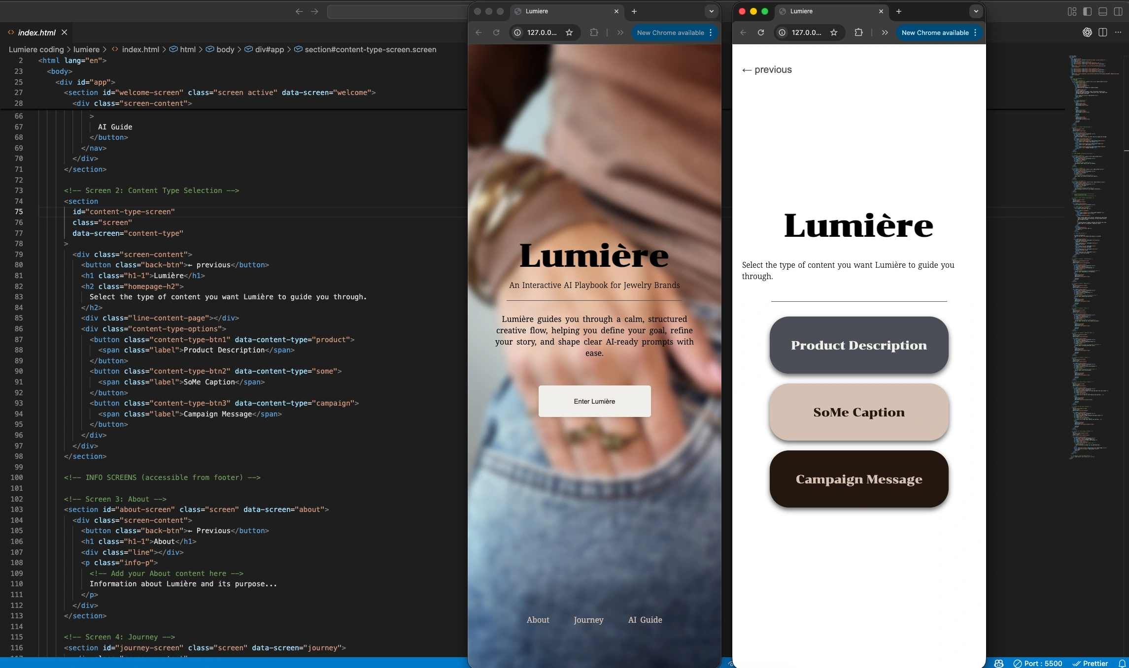 Lumière development process